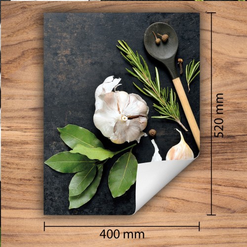 Mata ochronna na kuchenkę indukcyjną 40x52 cm - Mata antypoślizgowa na blat - Płyta ochronna zwijana - Dekoracja do kuchni - Więcej miejsca - Kuchenne Przyprawy
