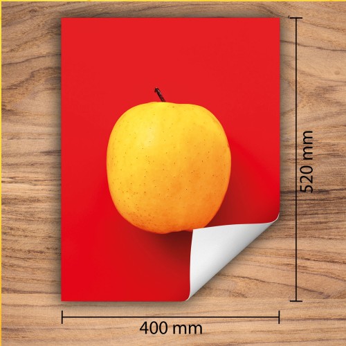 Mata ochronna na kuchenkę indukcyjną 40x52 cm - Mata antypoślizgowa na blat - Płyta ochronna zwijana - Dekoracja do kuchni - Więcej miejsca - Jabłka Kolor