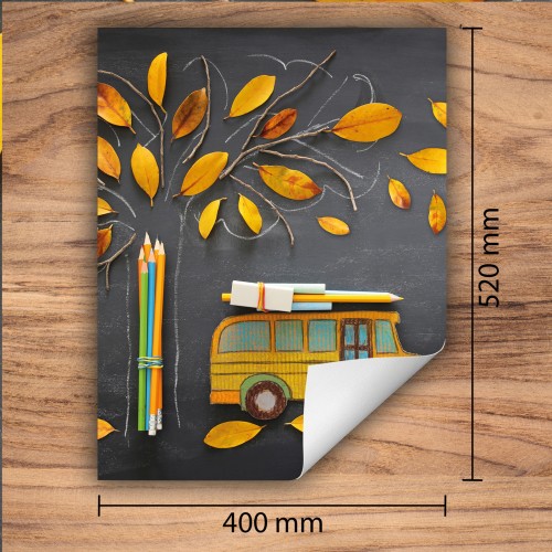 Mata ochronna na kuchenkę indukcyjną 40x52 cm - Mata antypoślizgowa na blat - Płyta ochronna zwijana - Dekoracja do kuchni - Więcej miejsca - Jesień