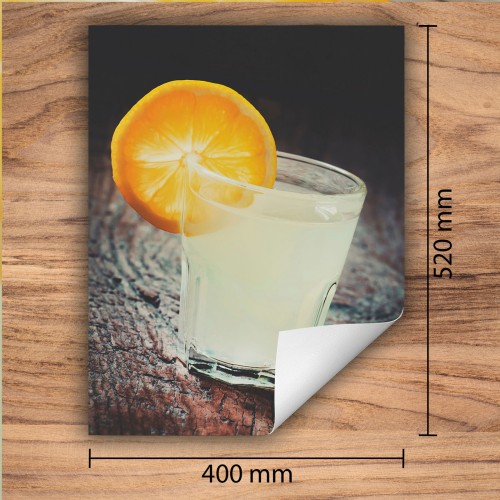 Mata ochronna na kuchenkę indukcyjną 40x52 cm - Mata antypoślizgowa na blat - Płyta ochronna zwijana - Dekoracja do kuchni - Więcej miejsca - Drinki Drewno