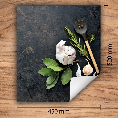 Mata ochronna na kuchenkę indukcyjną 45x52 cm - Mata antypoślizgowa na blat - Płyta ochronna zwijana - Dekoracja do kuchni - Więcej miejsca - Kuchenne Przyprawy