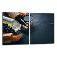 SZKLANA DESKA DO KROJENIA ZESTAW 2x40x52 50546