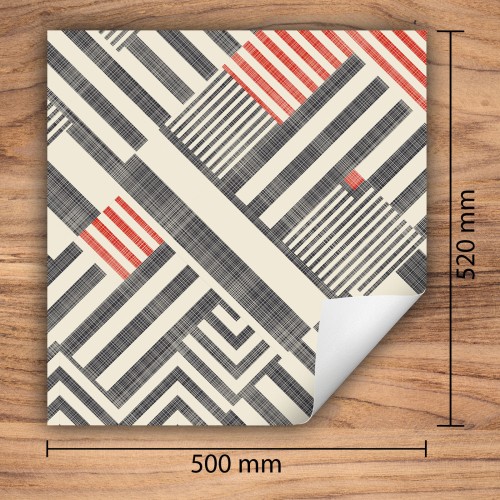 Mata ochronna na kuchenkę indukcyjną 50x52 cm - Mata antypoślizgowa na blat - Płyta ochronna zwijana - Dekoracja do kuchni - Więcej miejsca - Wzór