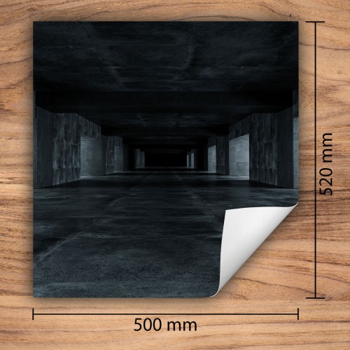 Mata ochronna na kuchenkę indukcyjną 50x52 cm - Mata antypoślizgowa na blat - Płyta ochronna zwijana - Dekoracja do kuchni - Więcej miejsca - Czarna tunel