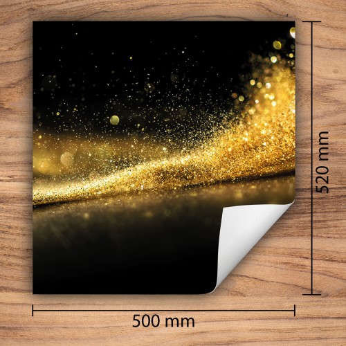 Mata ochronna na kuchenkę indukcyjną 50x52 cm - Mata antypoślizgowa na blat - Płyta ochronna zwijana - Dekoracja do kuchni - Więcej miejsca - Czarna pył