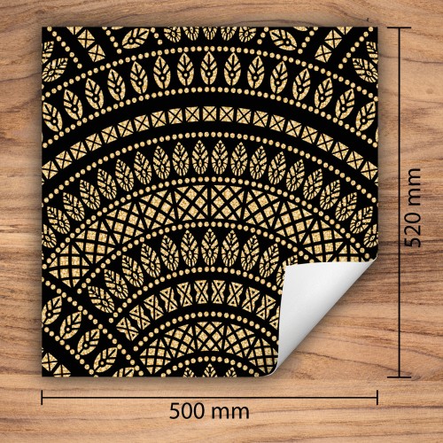 Mata ochronna na kuchenkę indukcyjną 50x52 cm - Mata antypoślizgowa na blat - Płyta ochronna zwijana - Dekoracja do kuchni - Więcej miejsca - Wzór