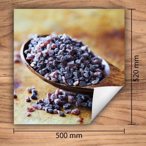 Mata ochronna na kuchenkę indukcyjną 50x52 cm - Mata antypoślizgowa na blat - Płyta ochronna zwijana - Dekoracja do kuchni - Więcej miejsca - Przyprawy Łyżka