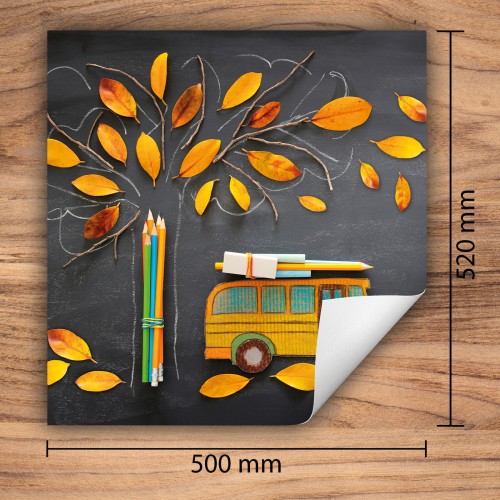 Mata ochronna na kuchenkę indukcyjną 50x52 cm - Mata antypoślizgowa na blat - Płyta ochronna zwijana - Dekoracja do kuchni - Więcej miejsca - Jesień