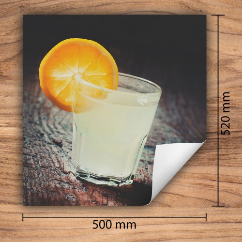 Mata ochronna na kuchenkę indukcyjną 50x52 cm - Mata antypoślizgowa na blat - Płyta ochronna zwijana - Dekoracja do kuchni - Więcej miejsca - Drinki Drewno