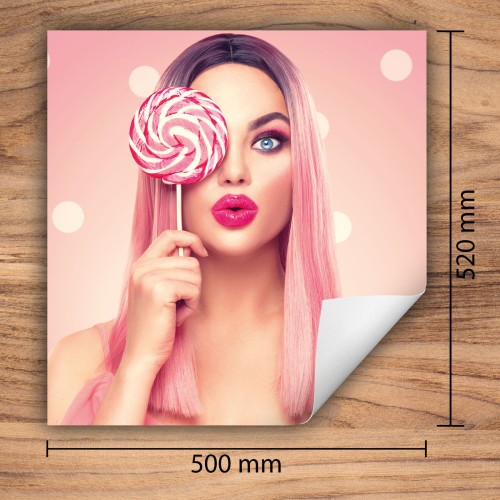 Mata ochronna na kuchenkę indukcyjną 50x52 cm - Mata antypoślizgowa na blat - Płyta ochronna zwijana - Dekoracja do kuchni - Więcej miejsca - Kobieta różowa