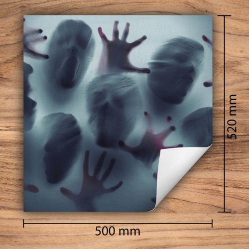 Mata ochronna na kuchenkę indukcyjną 50x52 cm - Mata antypoślizgowa na blat - Płyta ochronna zwijana - Dekoracja do kuchni - Więcej miejsca - Twarze
