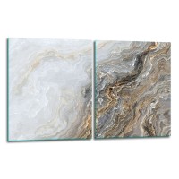 SZKLANA DESKA DO KROJENIA ZESTAW 2x40x52 50568
