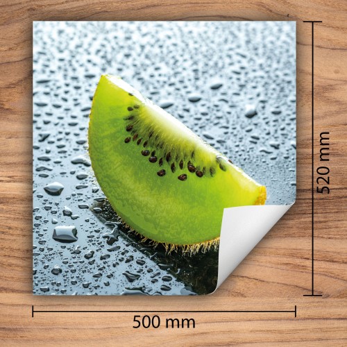 Mata ochronna na kuchenkę indukcyjną 50x52 cm - Mata antypoślizgowa na blat - Płyta ochronna zwijana - Dekoracja do kuchni - Więcej miejsca - Kiwi Zielona