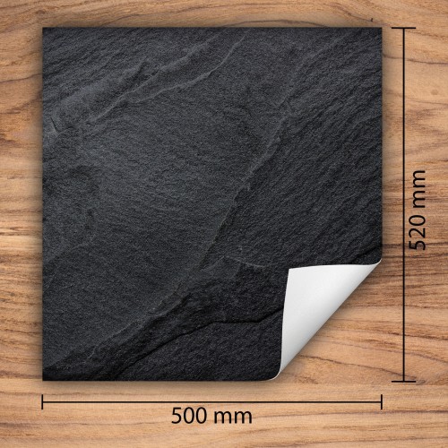 Mata ochronna na kuchenkę indukcyjną 50x52 cm - Mata antypoślizgowa na blat - Płyta ochronna zwijana - Dekoracja do kuchni - Więcej miejsca - Łupek