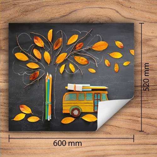 Mata ochronna na kuchenkę indukcyjną 60x52 cm - Mata antypoślizgowa na blat - Płyta ochronna zwijana - Dekoracja do kuchni - Więcej miejsca - Jesień
