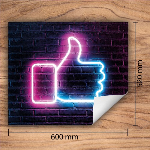 Mata ochronna na kuchenkę indukcyjną 60x52 cm - Mata antypoślizgowa na blat - Płyta ochronna zwijana - Dekoracja do kuchni - Więcej miejsca - Neon cegła