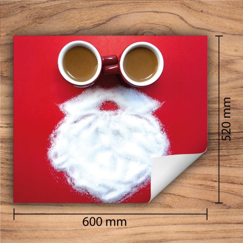 Mata ochronna na kuchenkę indukcyjną 60x52 cm - Mata antypoślizgowa na blat - Płyta ochronna zwijana - Dekoracja do kuchni - Więcej miejsca - Wakacje Czerwona