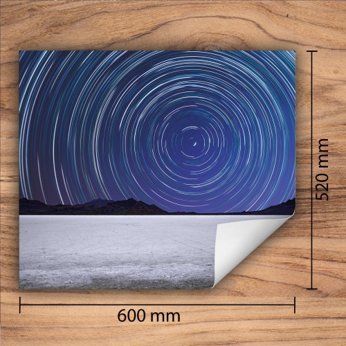 Mata ochronna na kuchenkę indukcyjną 60x52 cm - Mata antypoślizgowa na blat - Płyta ochronna zwijana - Dekoracja do kuchni - Więcej miejsca - Niebieska noc