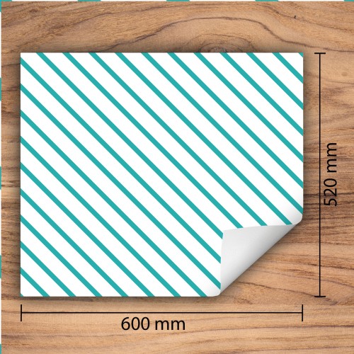 Mata ochronna na kuchenkę indukcyjną 60x52 cm - Mata antypoślizgowa na blat - Płyta ochronna zwijana - Dekoracja do kuchni - Więcej miejsca - Paski