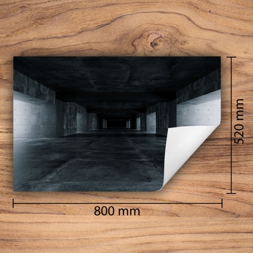 Mata ochronna na kuchenkę indukcyjną 80x52 cm - Mata antypoślizgowa na blat - Płyta ochronna zwijana - Dekoracja do kuchni - Więcej miejsca - Czarna tunel