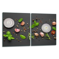SZKLANA DESKA DO KROJENIA ZESTAW 2x40x52 50631