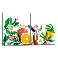 SZKLANA DESKA DO KROJENIA ZESTAW 2x40x52 50639