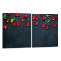 SZKLANA DESKA DO KROJENIA ZESTAW 2x40x52 50797