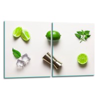 SZKLANA DESKA DO KROJENIA ZESTAW 2x40x52 50837