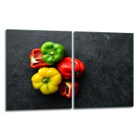 SZKLANA DESKA DO KROJENIA ZESTAW 2x40x52 50896