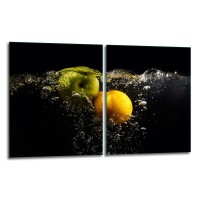SZKLANA DESKA DO KROJENIA ZESTAW 2x40x52 50902