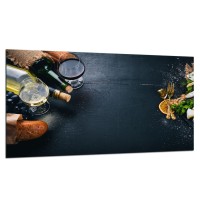 SZKLANA PŁYTA OCHRONNA NA KUCHENKĘ 90x52 100536