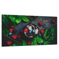 SZKLANA PŁYTA OCHRONNA NA KUCHENKĘ 90x52 100666