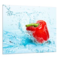 SZKLANA PŁYTA OCHRONNA DO KUCHNI 65x60