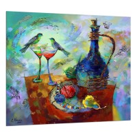 SZKLANA PŁYTA OCHRONNA DO KUCHNI 65x60