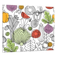 SZKLANA PŁYTA OCHRONNA DO KUCHNI 65x60