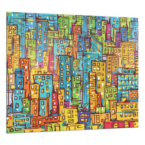 SZKLANA PŁYTA OCHRONNA DO KUCHNI 65x60