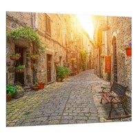 SZKLANA PŁYTA OCHRONNA DO KUCHNI 65x60