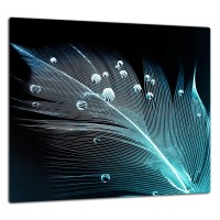 SZKLANA PŁYTA OCHRONNA DO KUCHNI 65x60