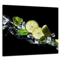 SZKLANA PŁYTA OCHRONNA DO KUCHNI 65x60