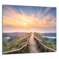 SZKLANA PŁYTA OCHRONNA DO KUCHNI 65x60