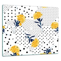 SZKLANA PŁYTA OCHRONNA DO KUCHNI 65x60