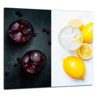 SZKLANA PŁYTA OCHRONNA DO KUCHNI 65x60