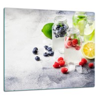 SZKLANA PŁYTA OCHRONNA DO KUCHNI 65x60
