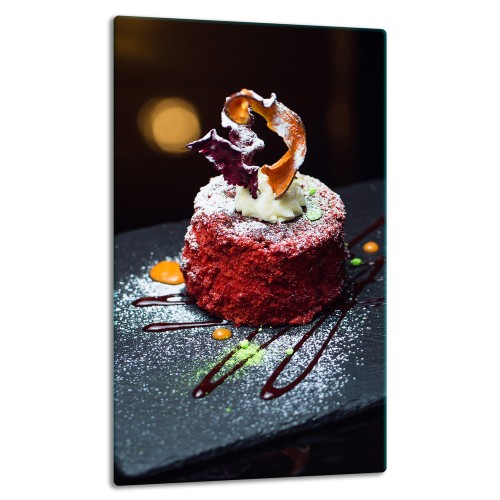 SZKLANA PŁYTA OCHRONNA NA KUCHENKĘ 30x52 10349